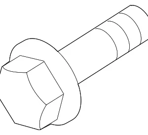 A/C Condenser Mount Bolt - Mazda (9947-90-612B)