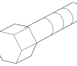 Tensioner Bolt - Mazda (9XG0-15-201K)