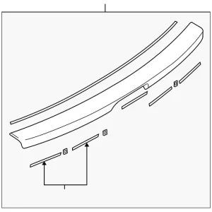 Spoiler Assembly - Mazda (BN8V-51-960B-97)