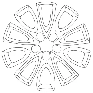 Wheel Disc Aluminum - Mazda (9965-D8-7080)