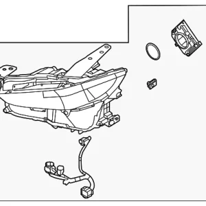 Lamp(R) Head - Mazda (DGH9-51-030B)